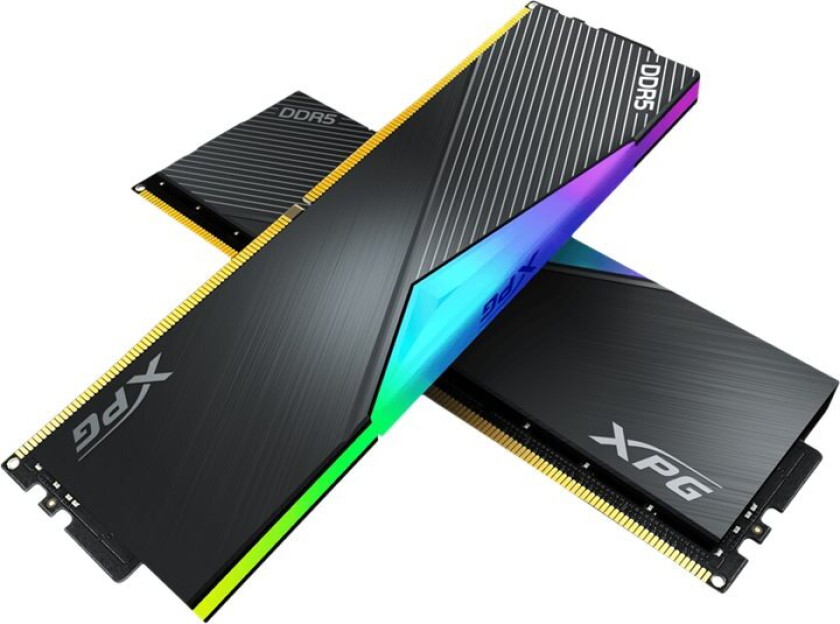 XPG LANCER RGB - DDR5 - kit - 32 GB: 2 x 16 GB - DIMM 288-pin - 5600 MHz / PC5-44800 - unbuffered