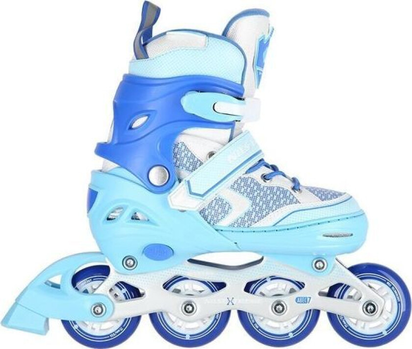 NA14198 rekreasjonsjusterbare blå rulleskøyter, størrelse 39-42