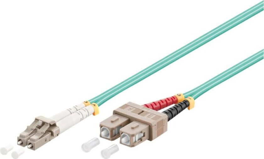 MicroConnect - Nettverkskabel - LC/UPC multi-modus (hann) til SC/UPC multi-modus (hann) - 2 m. - fiberoptikk - 50 / 125 my - OM3