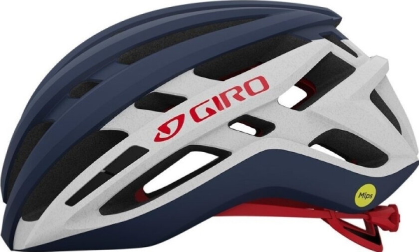 Agilis Veihjelm Hjelmstørrelse: S(51-55 Cm), Velg Farge: Matt Midnight White Red, Mips-System: Nei