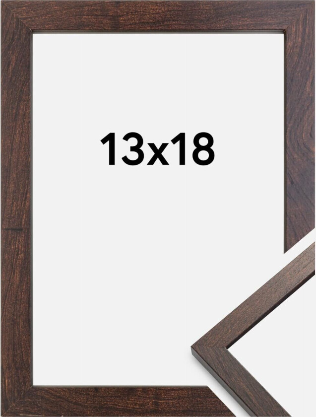 Ramme Trendy Valnøtt 13x18 Cm