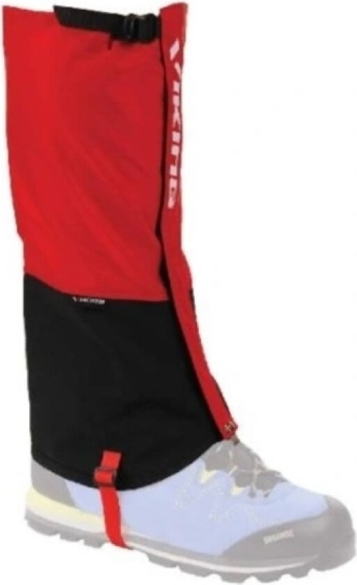 Viking Kanion gamasjer, svart og rød, størrelse L (850/20/3723/34/L)