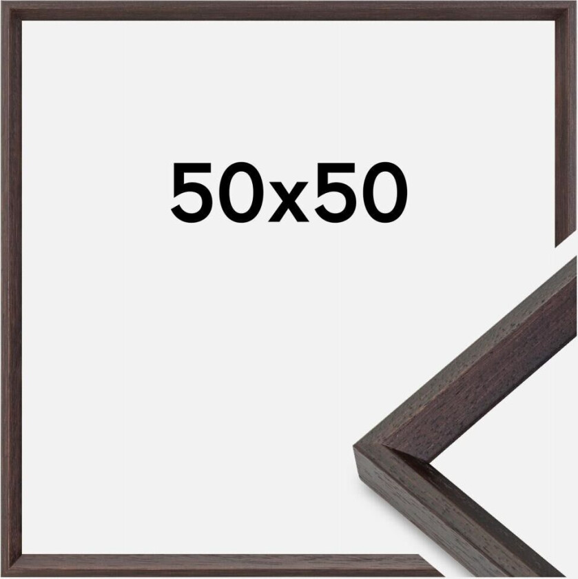 Ramme Globe Akrylglass Espresso 50x50 Cm