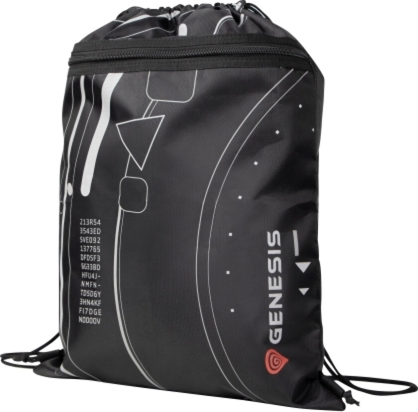 Ryggsekk med Stringer Genesis Elara G2 Svart