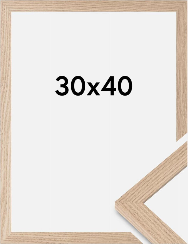 Ramme Bga Classic Akrylglass Eik 30x40 Cm