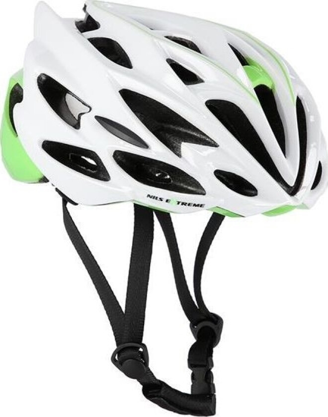NILS Extreme MTW58 WHITE-GREEN SIZE L (58-61 cm) NILS EXTREME HELMET