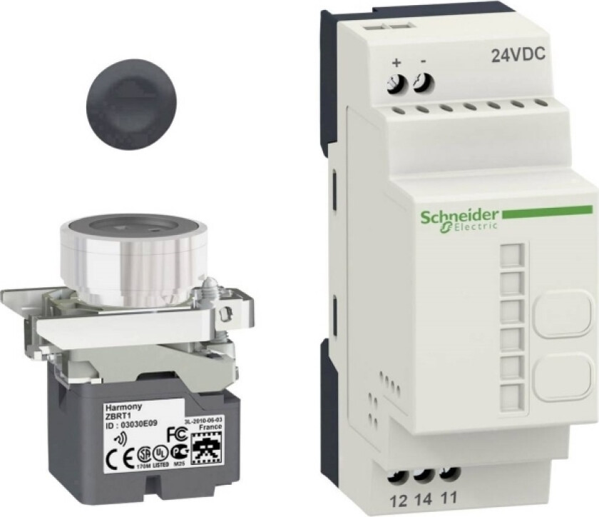 Harmony XB4 bezprzewodowy i bezbateryjny Przycisk Odbiornik Wkładki 24VDC XB4RFB01