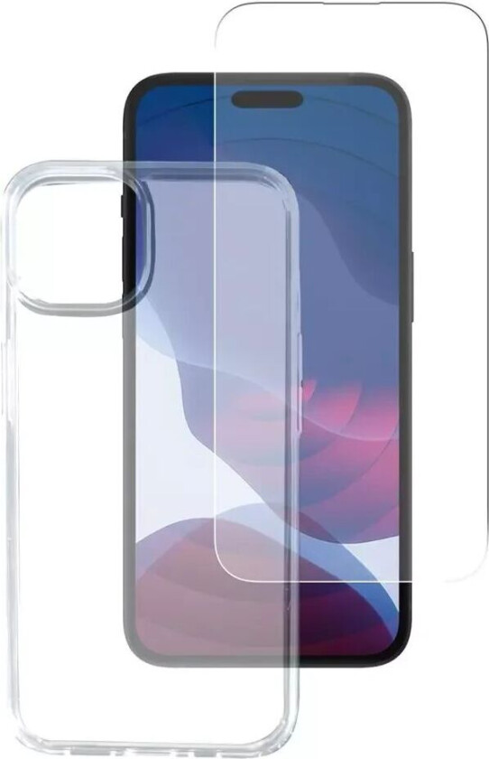 4smarts iPhone 14 Pro 4smarts Second Glass X-Pro 360° Protection Set (Deksel + Skjermbeskytter)