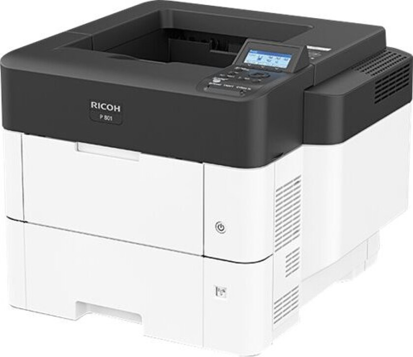 P 801 - Skriver - S/H - Dupleks - laser - A4/Letter - 1200 x 1200 dpi - inntil 62 spm - kapasitet: 600 ark - USB 2.0, Gigabit LAN