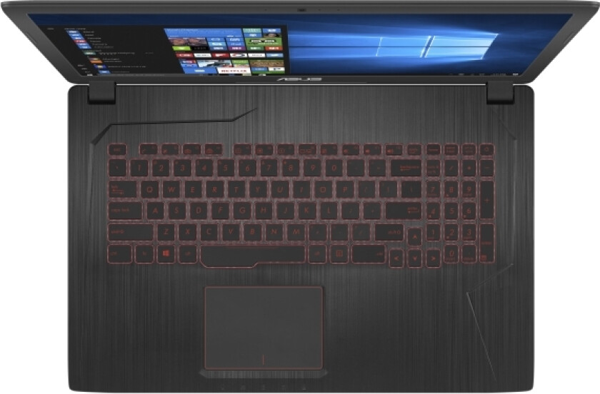 Asus GL753VD-2B, Kabinett + tastatur, Italiensk, ASUS, FX753VD