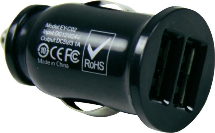 USB ladestik Duo 12/24V