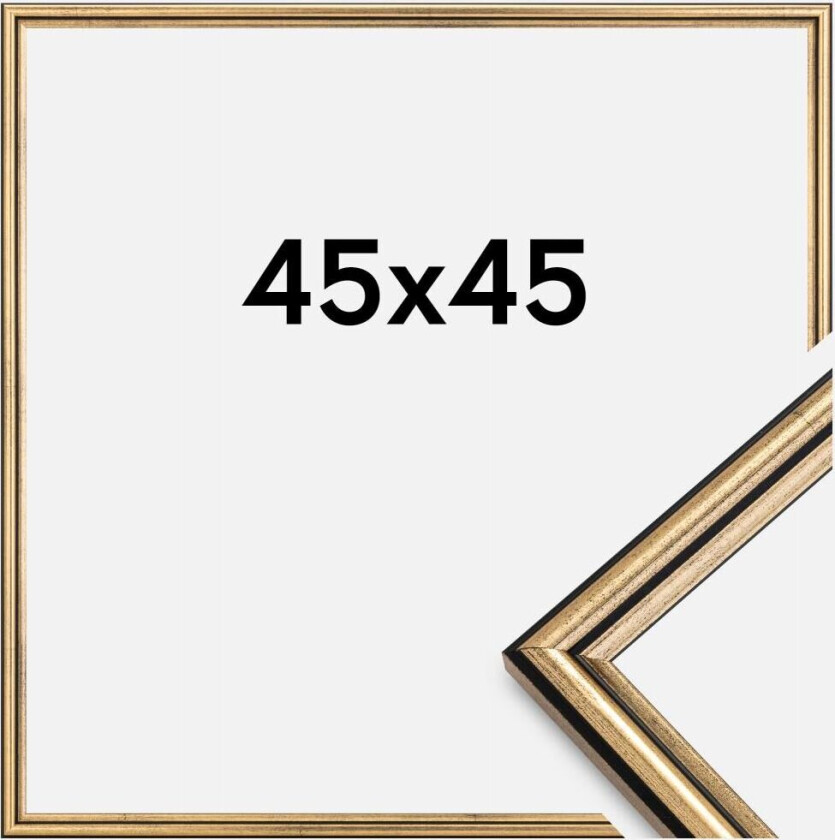 Ramme Horndal Akrylglass Gull 45x45 Cm