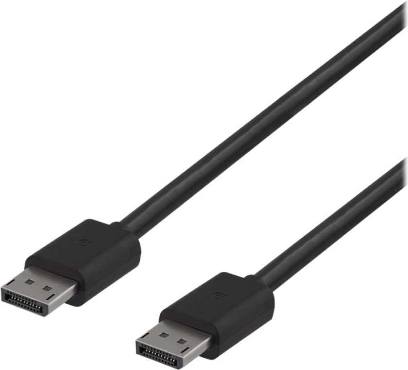- DisplayPort-kabel - DisplayPort (hann) til DisplayPort (hann) - DisplayPort 1.4 - 3 m - 8 K 60 Hz (7680 x 4320) støtte, ikke-låsende - svar