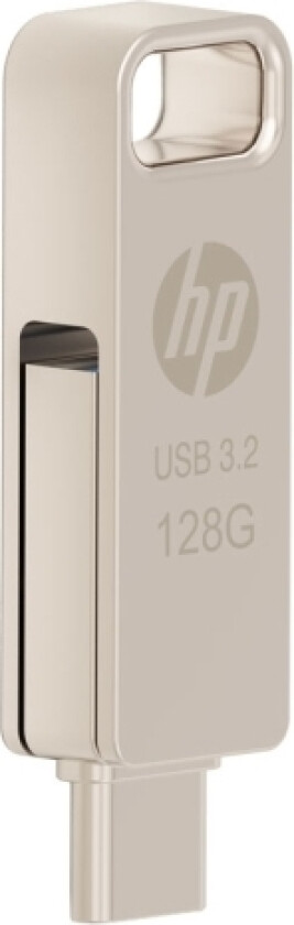 USB-Penn HPFD206C-128 Sølv 128 GB