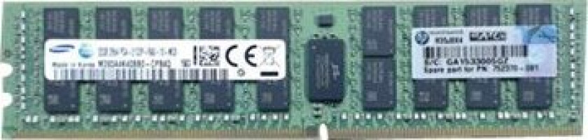 E - DDR4 - modul - 32 GB - DIMM 288-pin - 2133 MHz / PC4-17000 - CL15 - 1.2 V - registrert - ECC