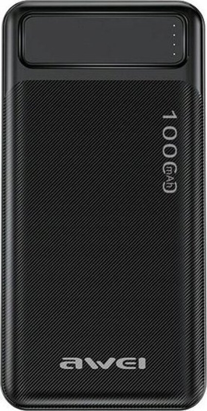 AWEI PowerBank P5K 10000mAh 2.1A black/black 2xUSB