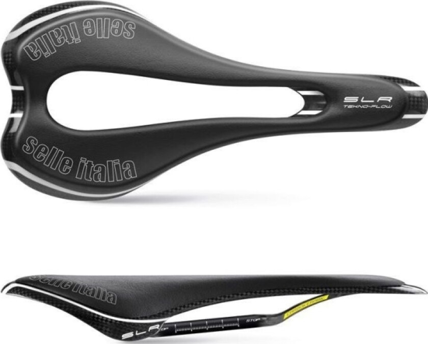 Siodło SELLE ITALIA SLR TEKNO FLOW S (id match - S3) carbon/keramic 7x9, carbon/fibra-tek, 110g carbon (NEW)