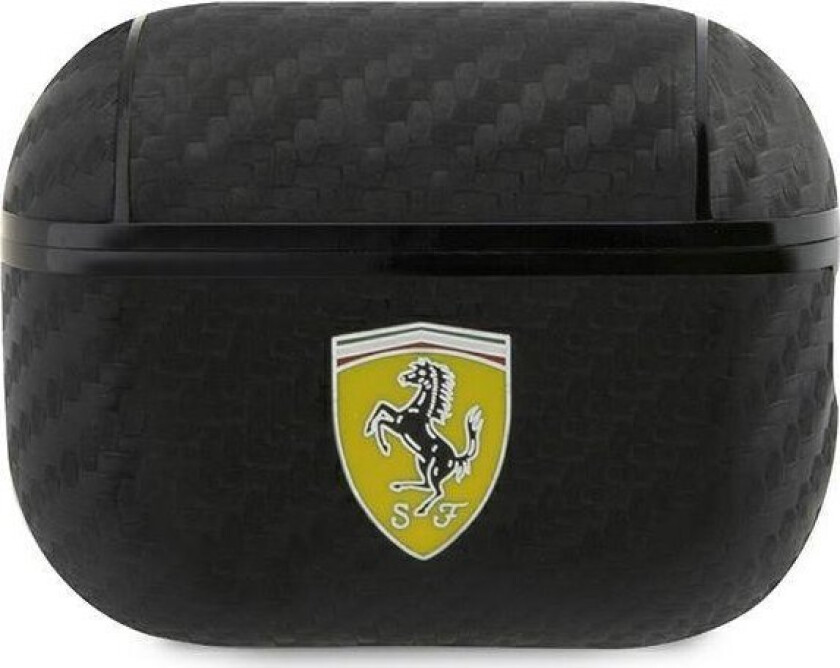 Ferrari FESAP2CABK AirPods Pro 2 deksel svart/svart On Track PU Carbon