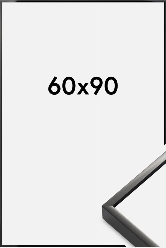 Ramme  Premium Alpha Blank Svart 60x90 Cm