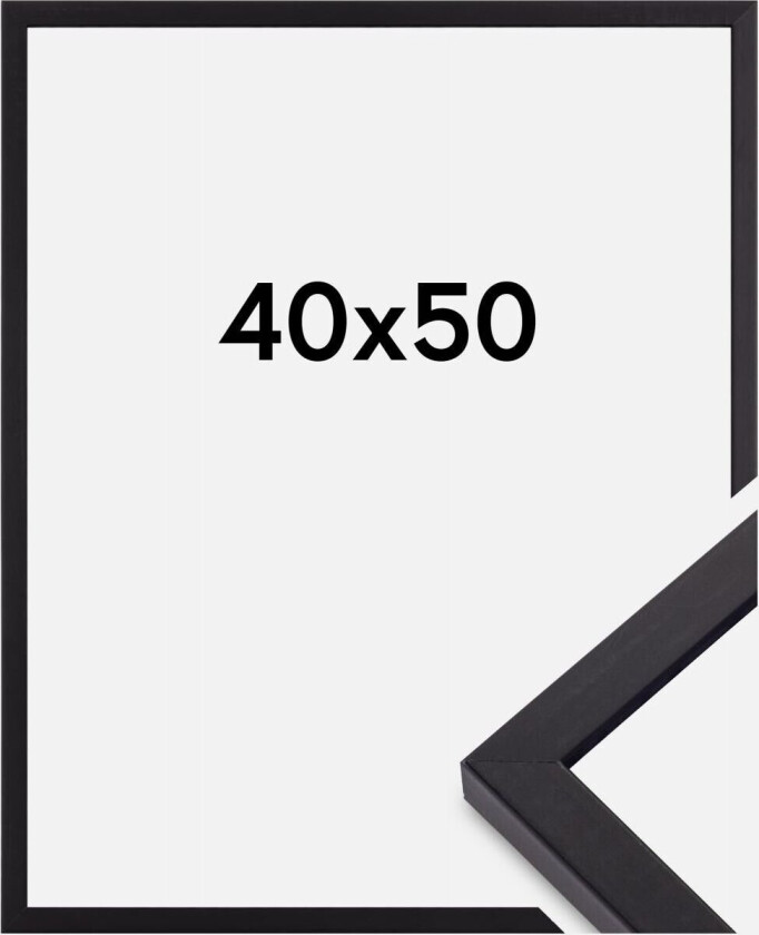 Ramme Torrance Matt Antirefleksglass Svart 40x50 Cm