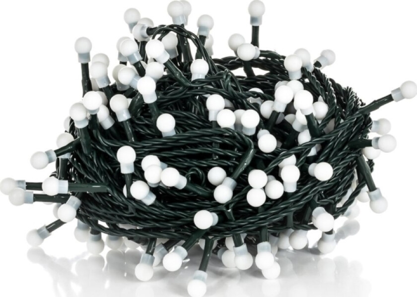 200 LED fargerike juletrelys