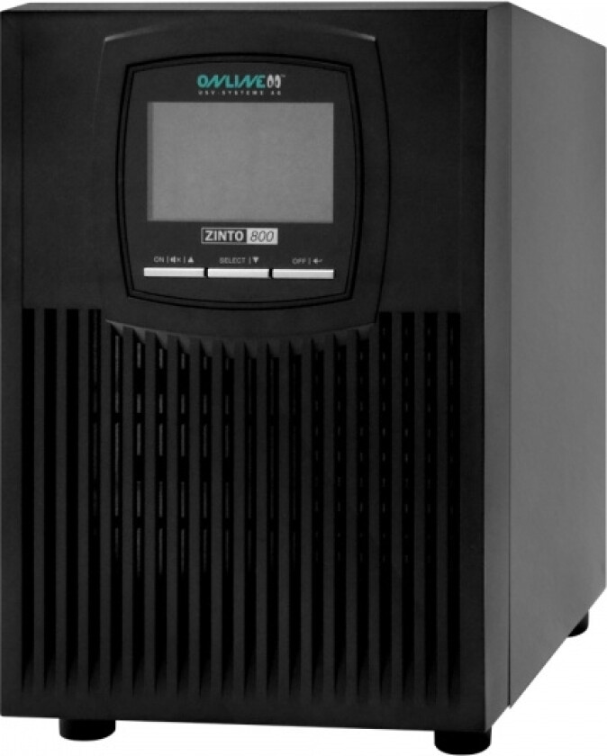 ONLINE USV-Systeme ZINTO 800 T, Linje-Interactive, 800 kVA, 720 W, Sinus, 162 V, 290 V