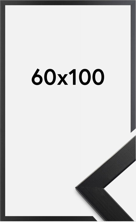 Ramme Trendline Akrylglass Svart 60x100 Cm