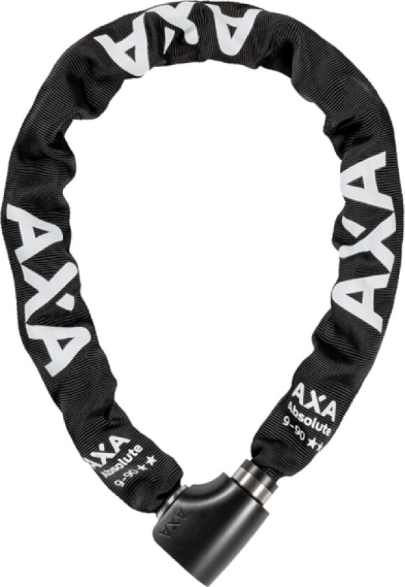 Chain Absolute 9 - 90 Chain lock SBSC, Sold Secure Gold, ART 2, approved in:Sweden, Black, Absolute 9-90 is a high quality chain lock, especially