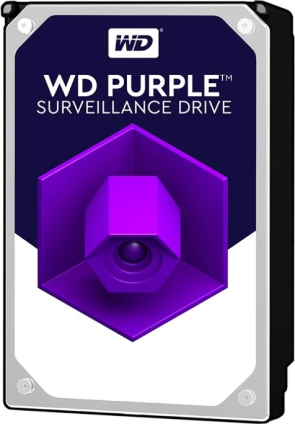Wd Purple Wd60purz - Harddisk - 6 Tb - Intern - 3.5" - Sata 6Gb/S - 5400 Rpm - Buffer: 64 Mb
