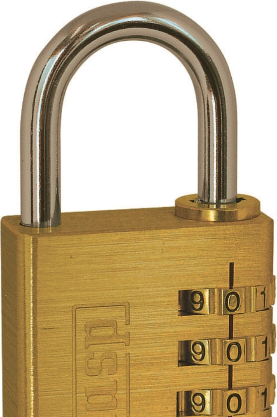 K11040 Hængelås Gyldengul Kombinationslås