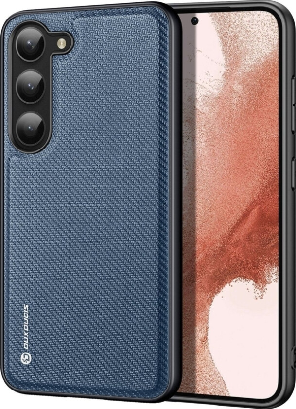 Dux Ducis Dux Ducis Fino-deksel til Samsung Galaxy S23+ deksel med silikonramme blå