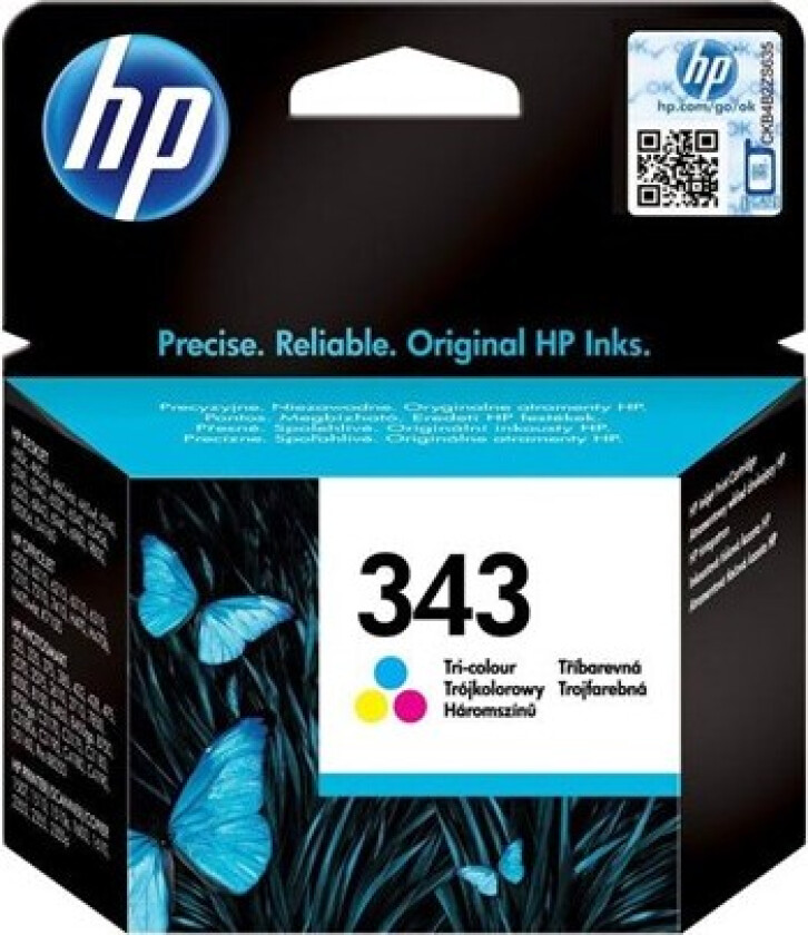 343 / C8766EE Tri-Color Ink - Blekkpatron Colour (cyan, magenta, yellow)