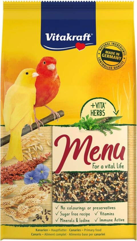 - Menu Perle® for canary´s 1 kg