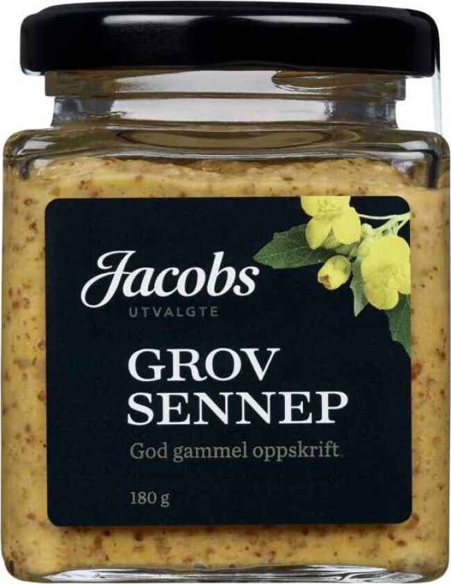 Sennep Grov 180g