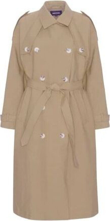 Meotine Bobby Canvas Trenchcoat - Beige S/M