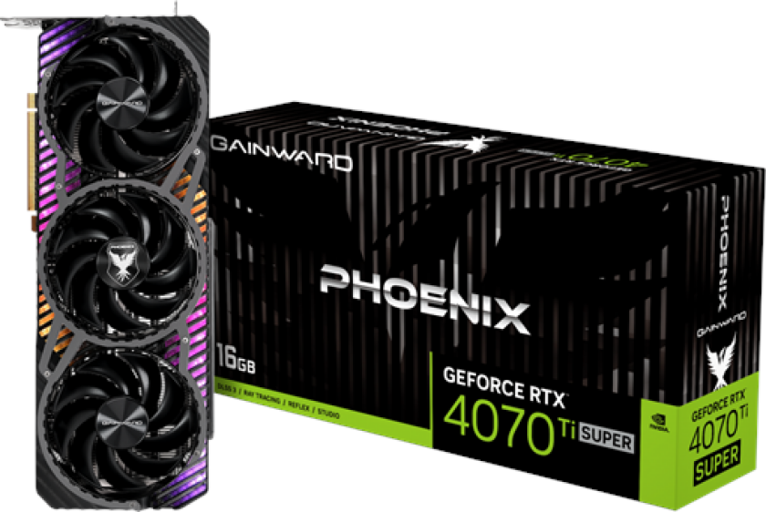 GeForce RTX 4070 Ti SUPER Phoenix - 16GB GDDR6X RAM - Grafikkort