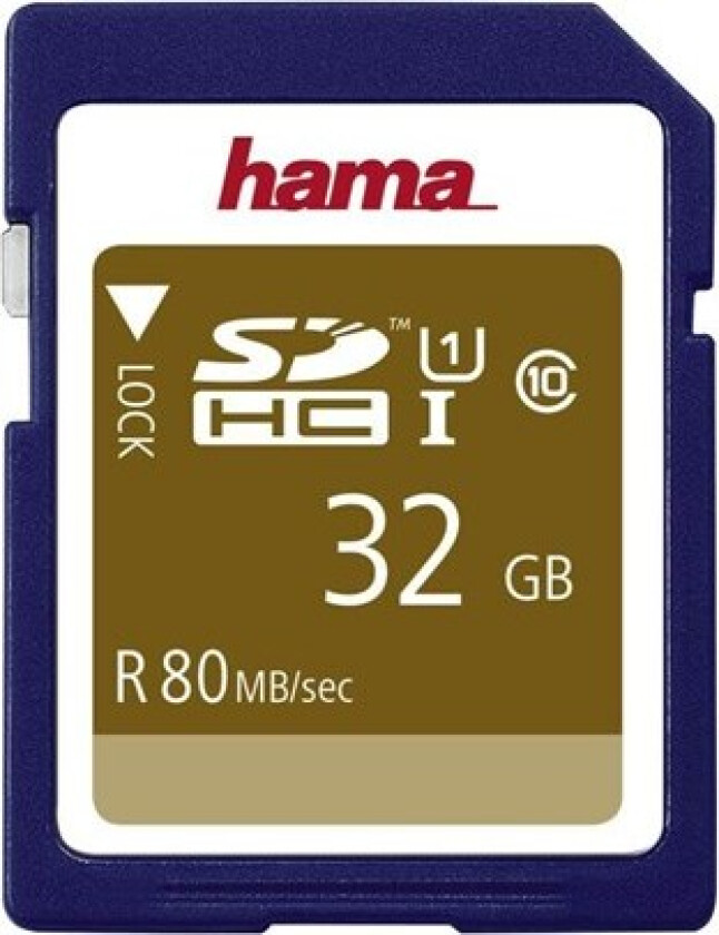 - flash memory card - 32 GB - SDHC UHS-I