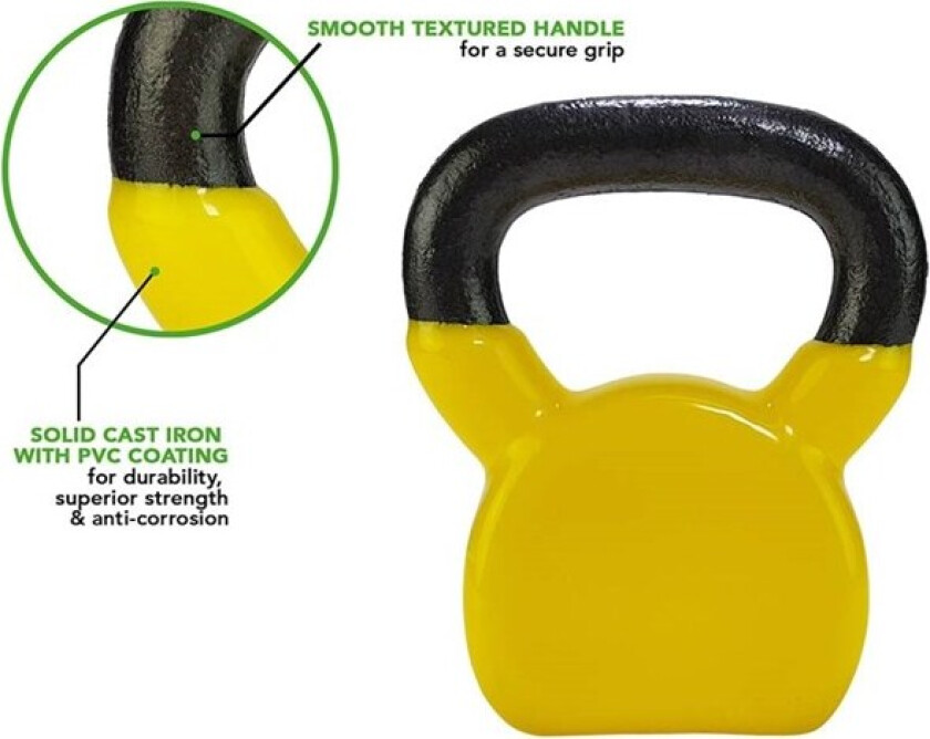 Vinyl Kettlebell 6 kg.