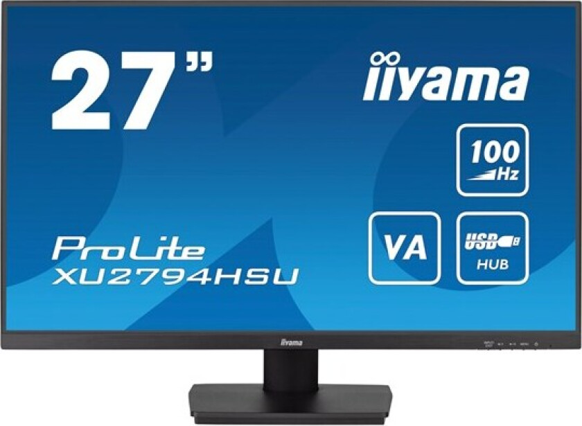 27" iiyama ProLite XU2794HSU-B6 - LED monitor - Full HD (1080p) - 27" - 1 ms - Skjerm