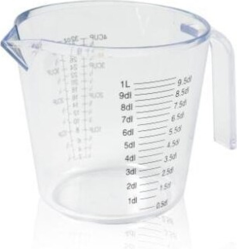 Measuring jug 1000 ml clear