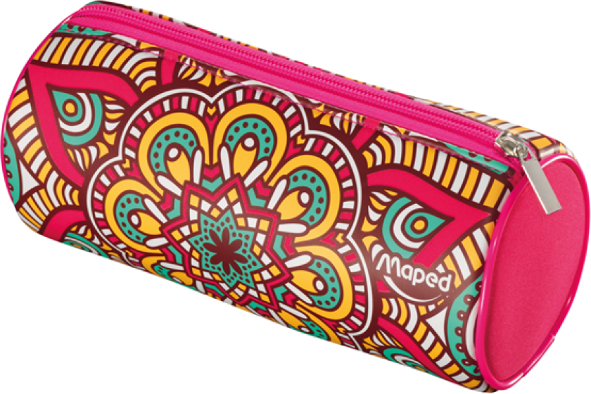 Pencil case Round Girls flowers