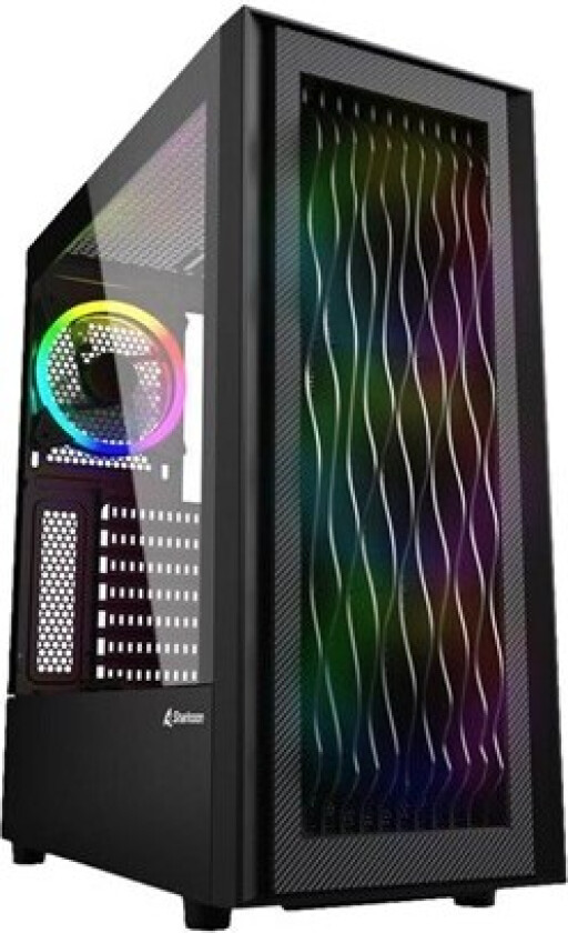 RGB Wave - tower - ATX - Kabinett - Tower - Svart