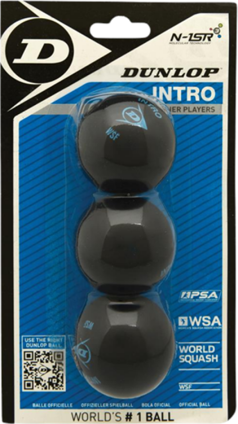 Intro 3-Pack Squash Ball