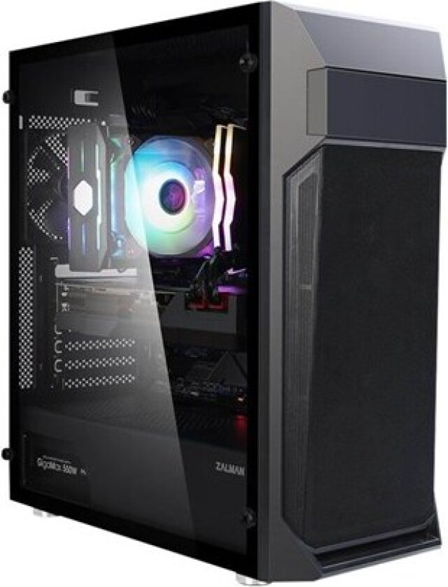 Obudowa PC Z1 Plus ATX Mid Tower wentylator x3 ODD - Kabinett - Tower - Svart