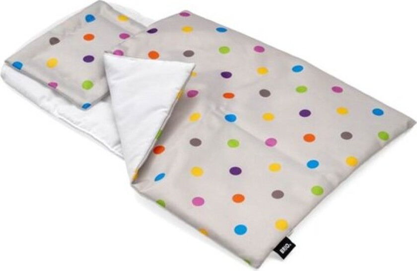 Dyne- og pudesæt grå