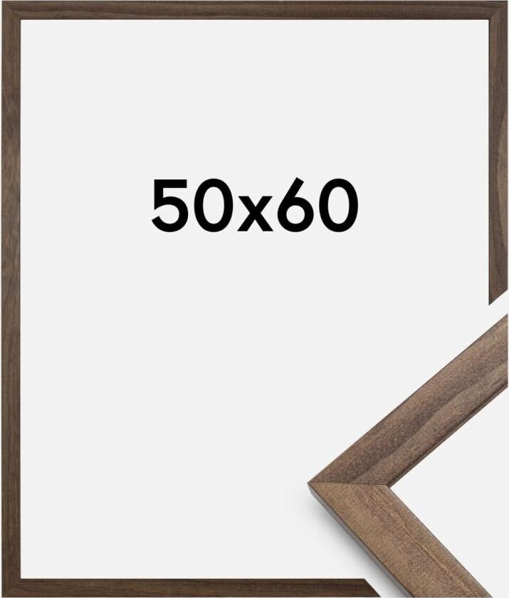 Ramme Stilren Akrylglass Valnøtt 50x60 Cm