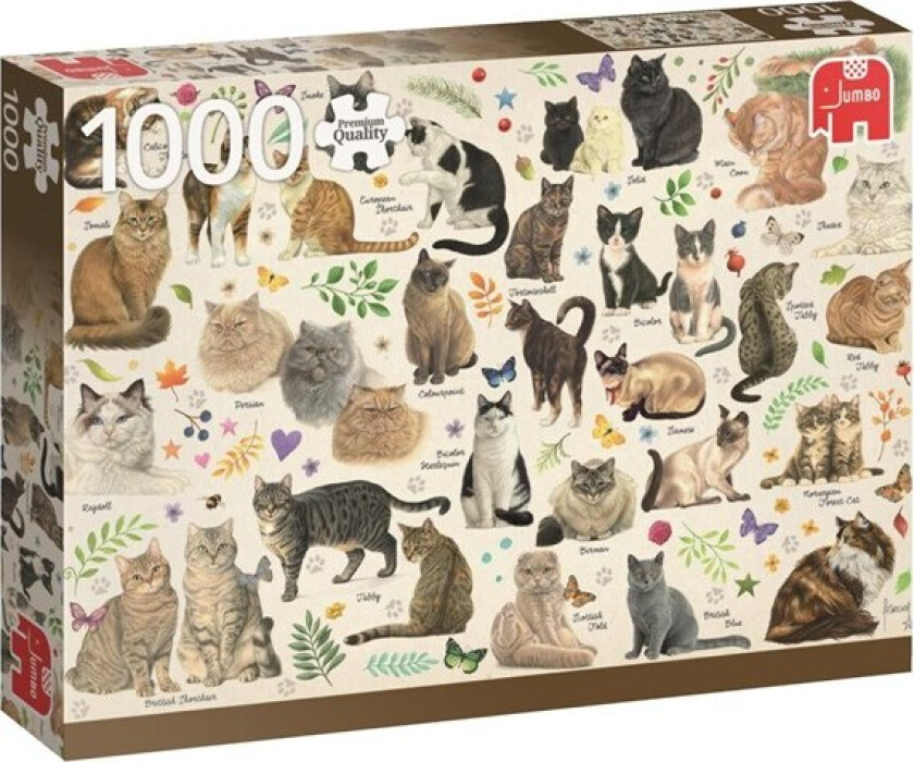 Puzzle - Cat Poster (1000 pieces)