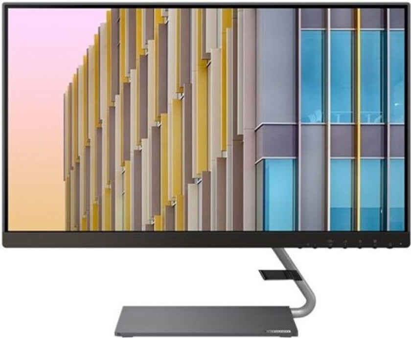 24" Lenovo Q24H-10 - 2560x1440 - 75Hz - IPS - 80W USB-C - 4 ms - Skjerm