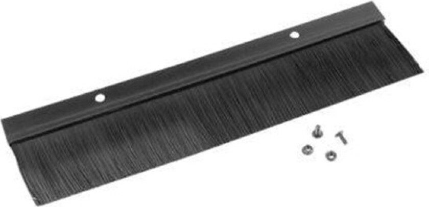 AK-1102-B 19" Cable Entry Brush Panel Black