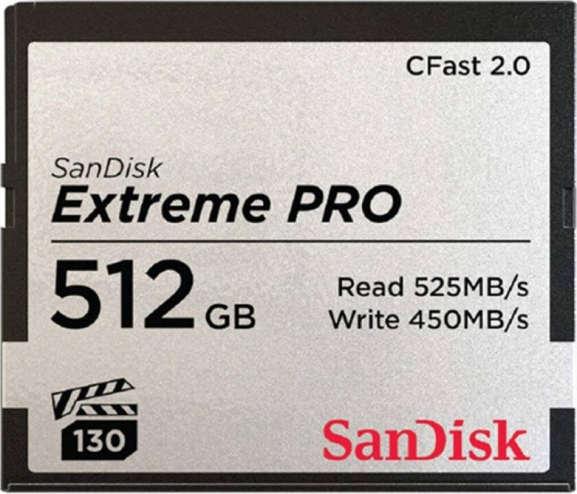 Bilde av Extreme Pro CFast 2.0 - 525MB/s - 512GB